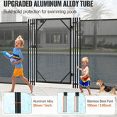 Pool Fence Gate 4 x 2.5 FT Removable Inground Pool Gate for Kids Security